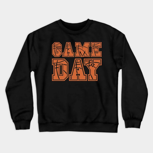 Game Day Basketball Lover Basketball Player Funny Basketball Crewneck Sweatshirt by smartrocket